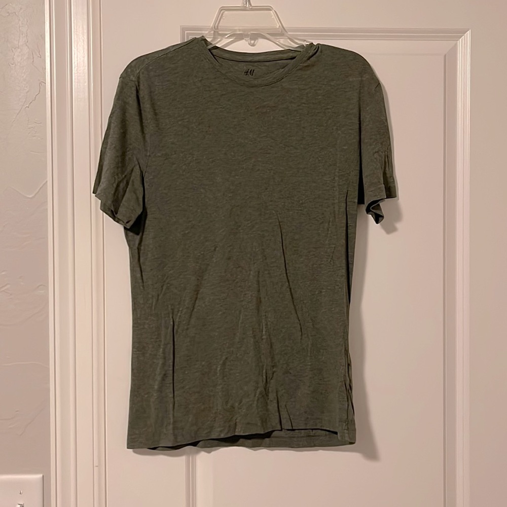 Army green shirt